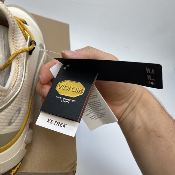 Y2K Oakley Light Shield Men’s Shoes White/Grey/Yellow Size 9.5 Athletic Sneakers - Picture 10 of 13